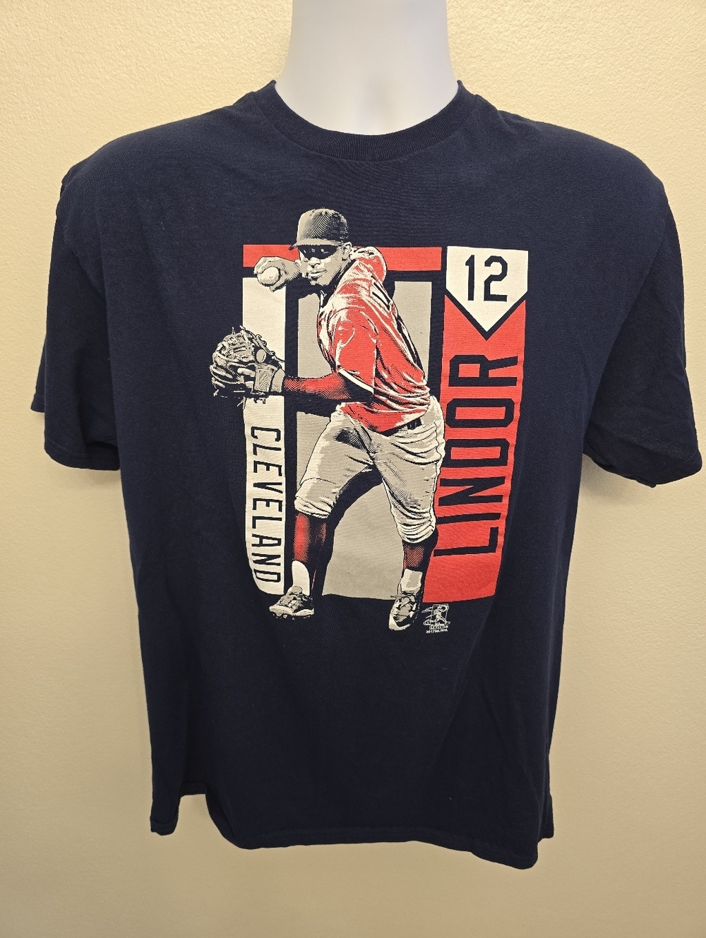 EUC Graphic Short Sleeve Tee Featuring Francisco Lindor In Cleveland